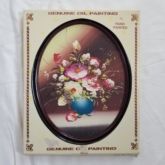 SOLD🌈1970s Genuine Oil Painting - Picture 1 of 10